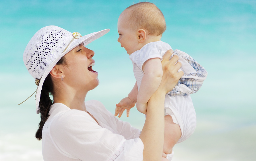 happy mom