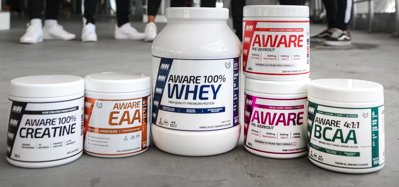 supplements on display